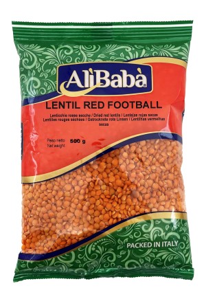 LENTILS RED FOOTBALL ALI 500GRx21PKT