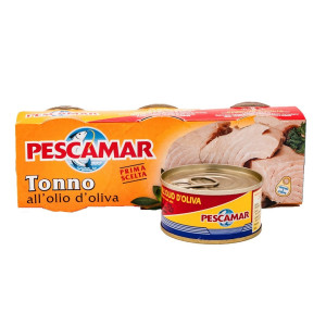 TONNO PESCAMAR OLIO DI GIRASOL 80GRx25PCS
