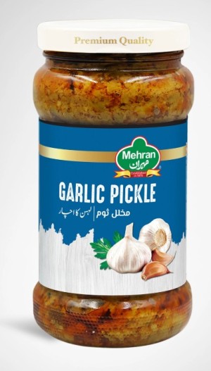 MEHRAN GARLIC PICKLE  400GR*12PCS