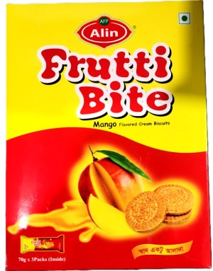 MANGO FLAVOUR BISCUITS (ALIN) 210GR*12PKT